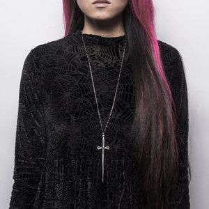 Bloodmilk Jewels - Ace of Swords Tarot Necklace
